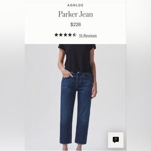 AGOLDE Parker Long Jeans 27